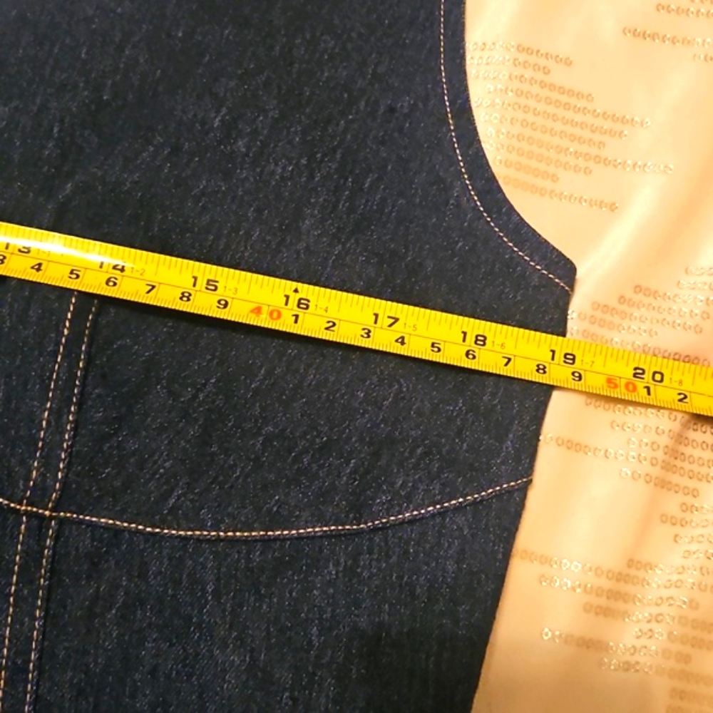 Denim Top / Express - Picture 3 of 4